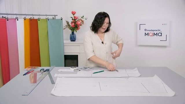 Моделирование льняных брюк Палацо┃#школашитья #брюки смотреть онлайн