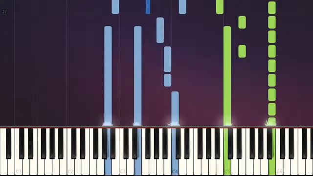 How Learn Piano - Leaving Earth - Mass Effect 3 OST ~ Simple PIANO Tutorials смотреть онлайн