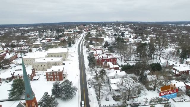 Danville, Virginia - Aerial Footage Winter Storm Jonas - Day 2 смотреть онлайн