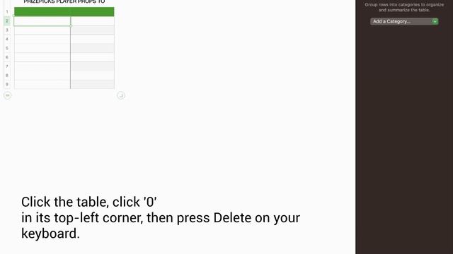 How to Delete a table in Numbers смотреть онлайн