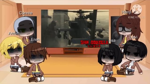 Attack on titan react to Shin Godzilla | Gacha club (Original) смотреть онлайн