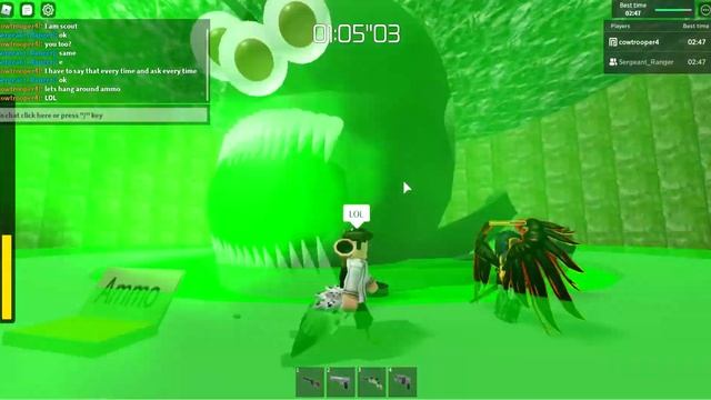 Roblox "Survive and kill the Killers in area 51 !!!' Kraken boss fight former world record смотреть онлайн