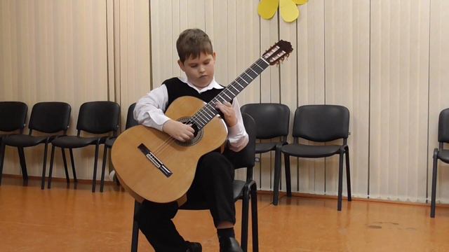 Мыслицкий Илья, 8 лет, гитара смотреть онлайн