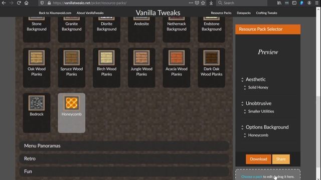 Minecraft 1.15 Vanilla Tweaks (Modular Resource Pack & Data Packs) смотреть онлайн