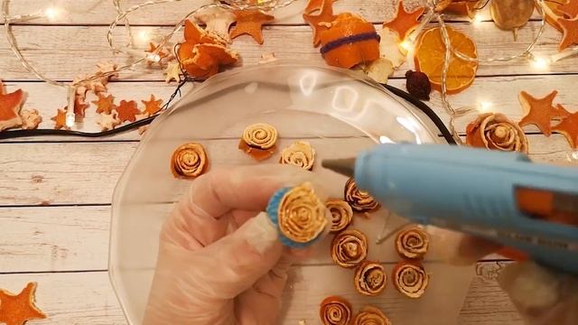 Такую розу ещё никто не делал!! Роза из цитруса!!! Как засушить апельсин для декора!!! смотреть онлайн