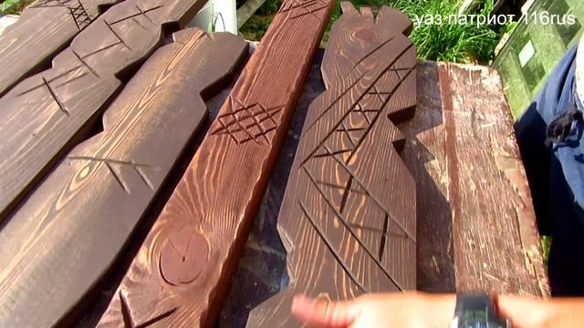 Необрезная доска или как украсить старые ворота смотреть онлайн