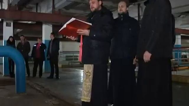 Освящение воды на водозаборе «Лучежевичи» смотреть онлайн