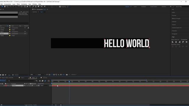 After Effects для начинающих. NULL OBJECTS (Нулевые объекты). Урок №4 смотреть онлайн