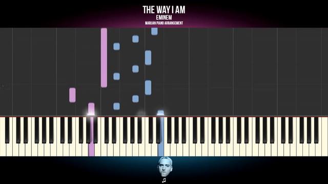 How To Play: Eminem - The Way I Am | Piano Tutorial EASY + Sheets смотреть онлайн