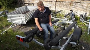 Обзор: Универсальные килевые ролики для лодочных прицепов МЗСА