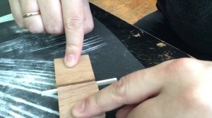 Доводка нижнего порожка | костяной порожек