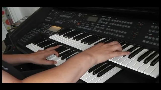 Wave played on Technics SX-GX5 Organ смотреть онлайн