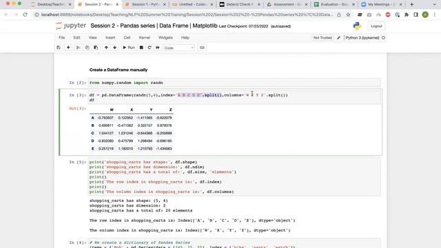 Session 1: NLP Summer Training 2022 (Python Intro | NumPy | Pandas | Matplotlib) смотреть онлайн