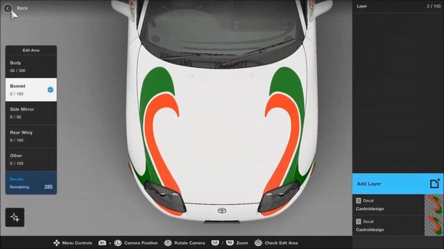 GT SPORT LIVERY TIMELAPSE CASTROL TOYOTA SUPRA+DRIFT LAP смотреть онлайн