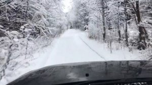 Зимние покатушки на Mitsubishi Pajero 4