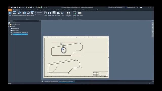 Inventor - Dimensioning to Theoretical or Fillet Intersections смотреть онлайн