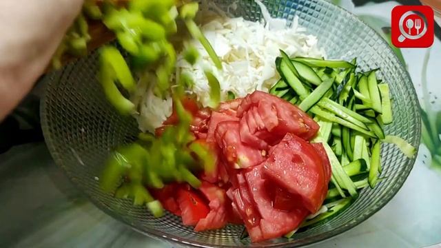 Овощной салат Ешь и худей Вкусно просто и полезно кухня наизнанку смотреть онлайн