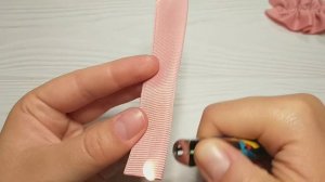 Стильные заколки из лент за 5 минут!