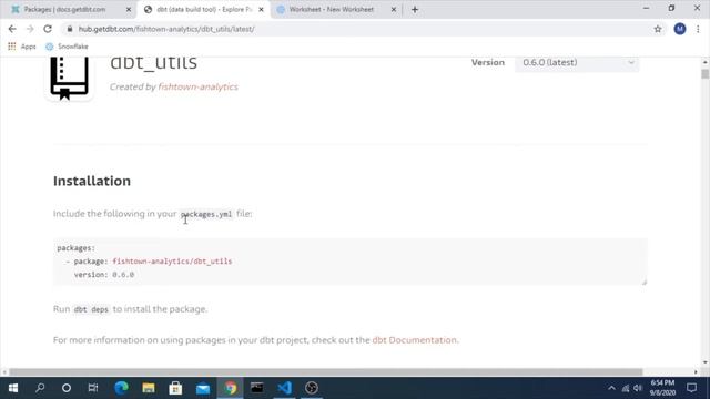 Package management and dbt Hub // packages.yml смотреть онлайн