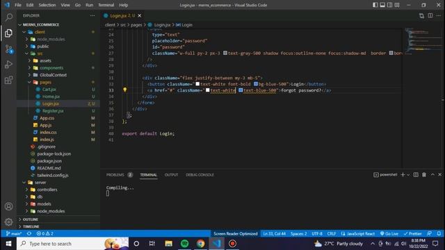 Create a Modern Ecommerce Project with React, NodeJS & MongoDB | #4 смотреть онлайн