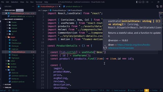 Full Stack React Ecommerce Website Design Using ReactJs, Redux Toolkit & Firebase v9 For Beginners смотреть онлайн