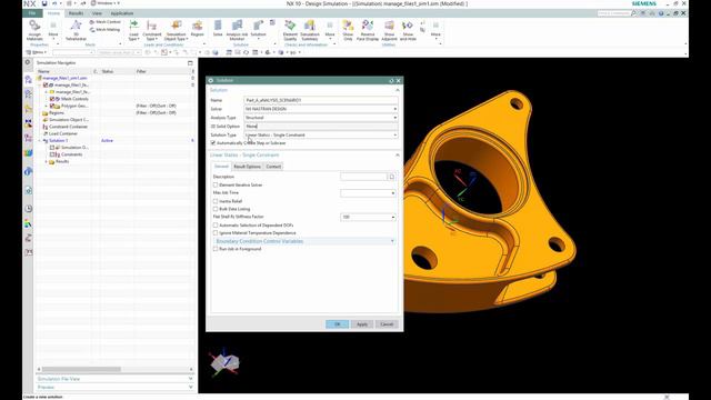 NX10 Design simulation Solver Concept Tutorial Video Training смотреть онлайн