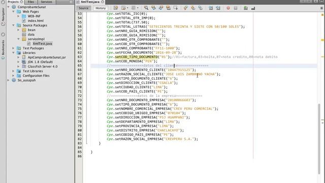 API Generador XML Comprobante Electronico Sunat - JAVA смотреть онлайн
