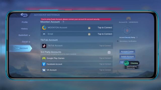 How To Create A New Mobile Legends Account | Sign Up Moonton Account In MLBB