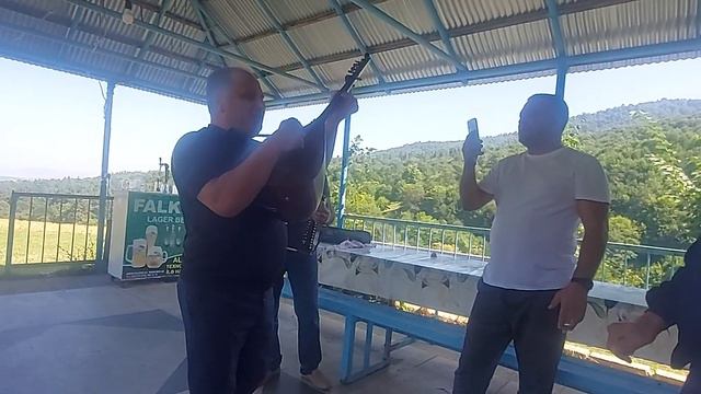 Aşıq Nazim,  Qarmonda Habil, İsmixan Şəmkirli
