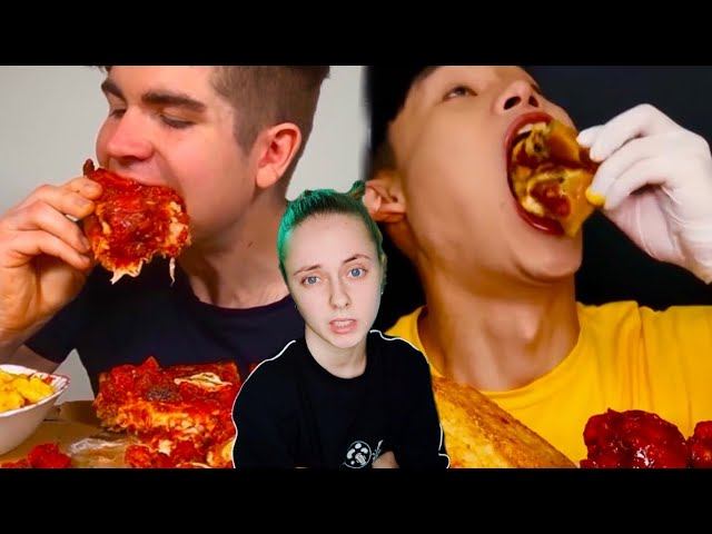 КОРЕЙСКИЙ МУКБАНГ ПРОТИВ АМЕРИКАНСКОГО МУКБАНГА korean vs american mukbangers смотреть онлайн