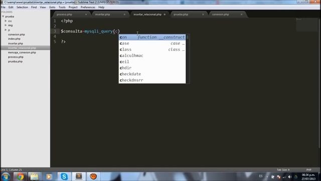 PHP y MySql parte 2/2 ** Insertar en una base de datos relacional смотреть онлайн