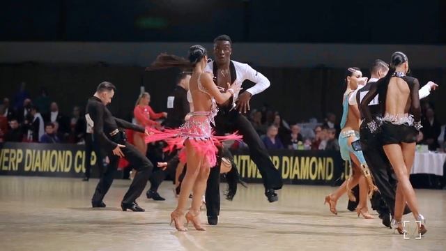 Gracia Porzio - Estelle-Francois-Molenda, FRA | Diamond Cup 2019 - WDSF WO LAT - R1 J смотреть онлайн