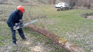Testing The Holzfforma G660 PRO (Stihl MS 660 clone) First start 90 cm Semi Chisel