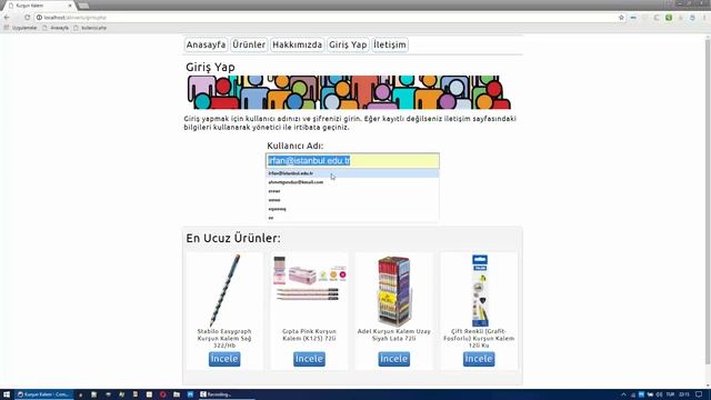 Alışveriş Sitesi [ php 5.6.30 + MySQL 5.7.17 ] смотреть онлайн