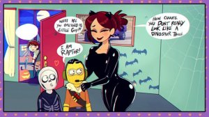 Mom's halloween costume is....