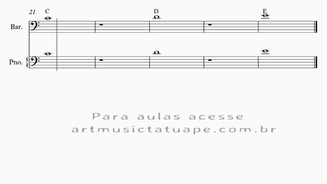 Leitura Musical Tessitura Barítono смотреть онлайн