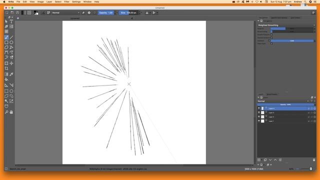 Krita Tutorial : Create Radial Speed Lines How To | Graphicxtras смотреть онлайн