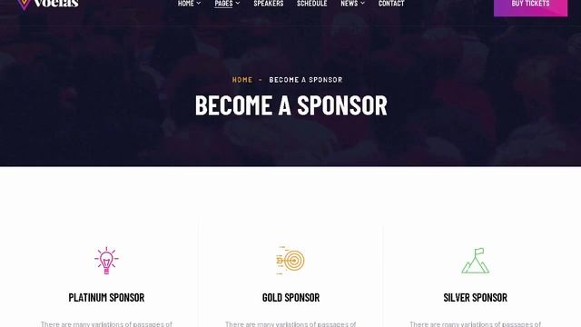 Voelas - Event & Conference WordPress Theme | Themeforest Templates смотреть онлайн