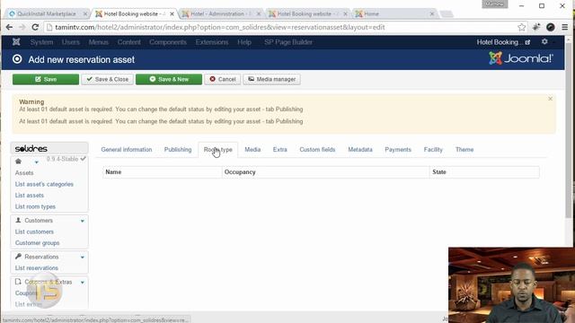 Create a Hotel Booking Website In 1 hour with Joomla - 18 - adding list assets смотреть онлайн