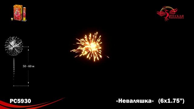 Фестивальные шары РС5930 "Неваляшка" (1,75" х 6 залпов) смотреть онлайн