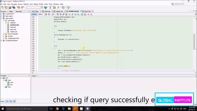 how create JSP Login with Session in java смотреть онлайн