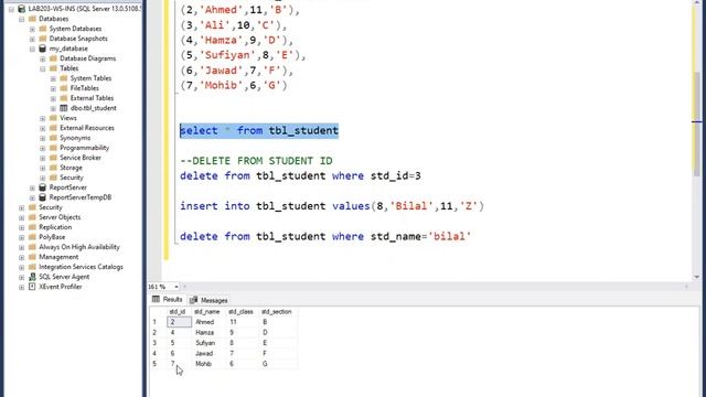 Delete and Update Table Records in SQL in Urdu / Hindi смотреть онлайн