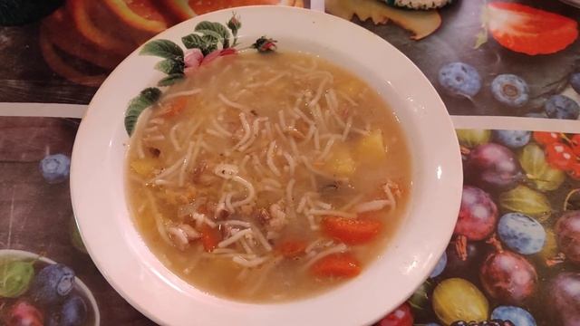 Супчик с форелью и карпом. С Новогодними праздниками!