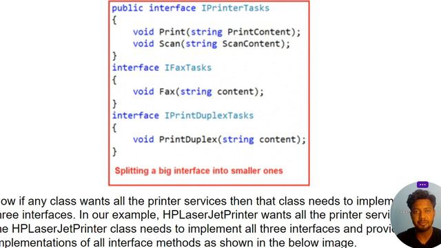 Interface Segregation Principle in C#: How to Write Clean and Maintainable Code #techyatra #nishant смотреть онлайн