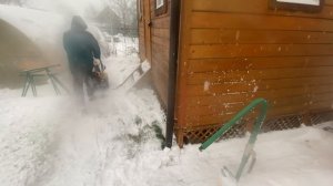 Снегоуборщик DENZEL SB 460.На что способен компактный снегоуборщик