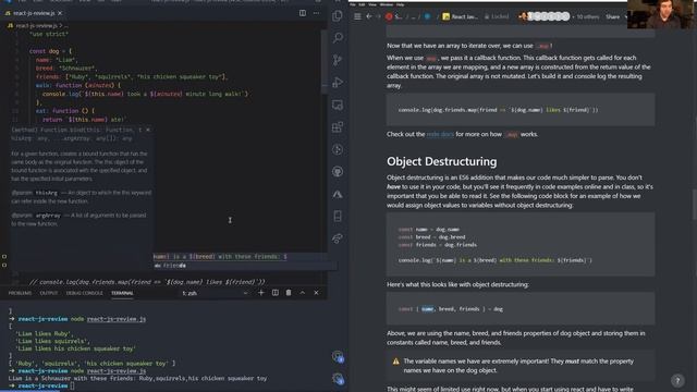 JavaScript Refresher смотреть онлайн