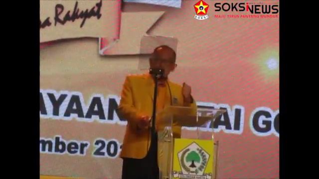 Sambutan Ketua Umum Partai Golkar Aburizal Bakrie смотреть онлайн