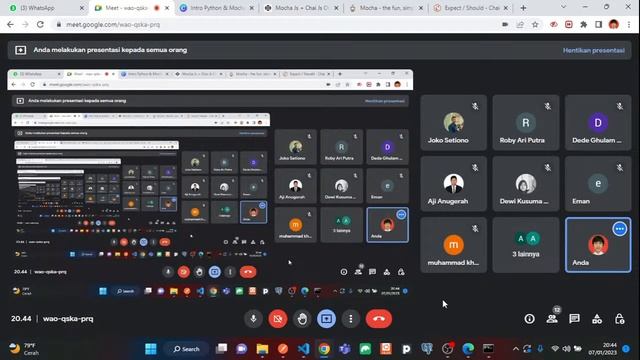 Pertemuan III Intro Python & Mocha Js - Batch 14 смотреть онлайн