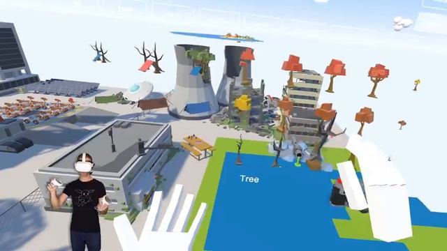 I Built CHIMNEY HEAD In TINY TOWN To Crush Humans - Tiny Town VR