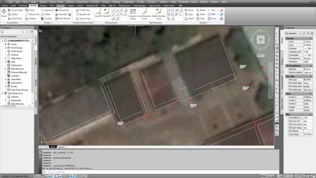 CIVIL 3D COMO CONVERTIR POLILINEAS 3D EN 2D смотреть онлайн